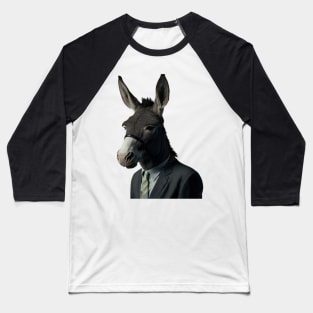 donkey in a suite Baseball T-Shirt